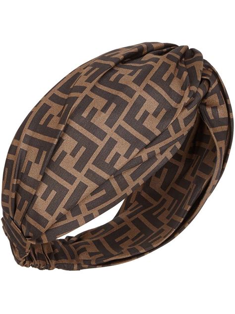 fendi hair band|fendi ff motif headband.